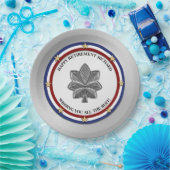 パーソナライズされた軍事退職パーティー ペーパープレート (パーティー)