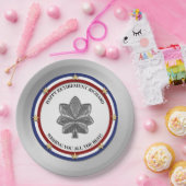 パーソナライズされた軍事退職パーティー ペーパープレート (パーティー)