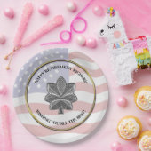 パーソナライズされた軍隊退職パーティー ペーパープレート (パーティー)