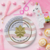 パーソナライズされた軍隊退職パーティー ペーパープレート (パーティー)