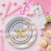 パーソナライズされた軍隊退職パーティー ペーパープレート (パーティー)