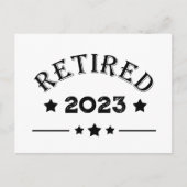 パーソナライズされた退職金アイディア シーズンポストカード (正面)