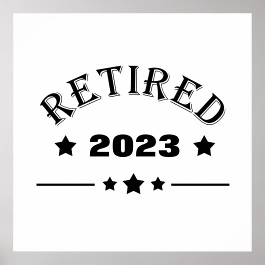 パーソナライズされた退職金アイディア ポスター (正面)