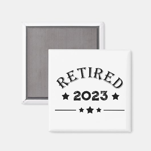 パーソナライズされた退職金アイディア マグネット (正面/裏面)