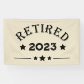 パーソナライズされた退職金アイディア 横断幕 (横)