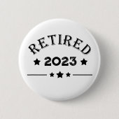 パーソナライズされた退職金アイディア 缶バッジ (正面)