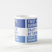 パーソナライズされた退職金 コーヒーマグカップ (中央)
