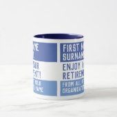 パーソナライズされた退職金 マグカップ (中央)
