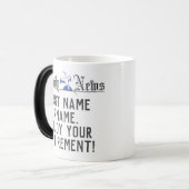 パーソナライズされた退職金 モーフィングマグカップ (正面左)