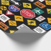 パーソナライズされた通りシンボルや象徴 ラッピングペーパー (角)