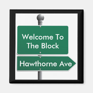 パーソナライズされた通り符号隣接 マグネット