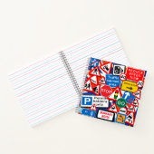 パーソナライズされた道路標識 ノートブック (内部)