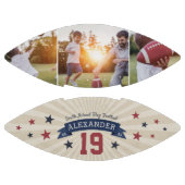 パーソナライズされた選手の写真と番号のキープサケ アメリカンフットボール (パネル)