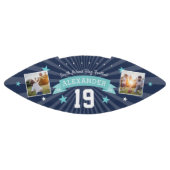 パーソナライズされた選手の写真と番号のキープサケ アメリカンフットボール (パネル)