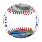 パーソナライズされた野球の生まれたばかりのベビー 野球ボール (裏面)