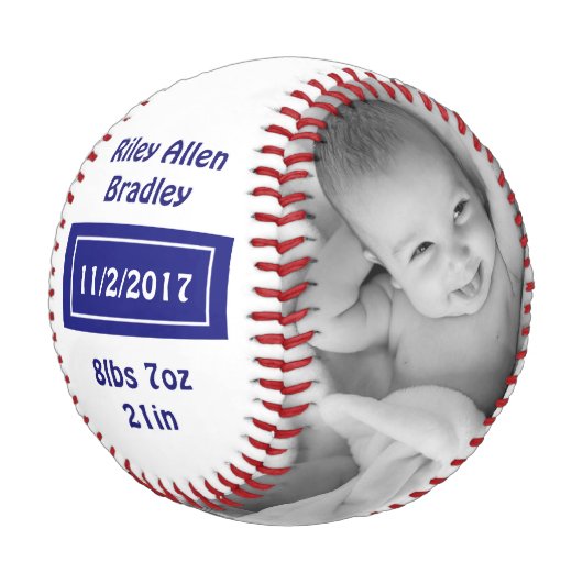 パーソナライズされた野球の生まれたばかりのベビー 野球ボール (アングル)