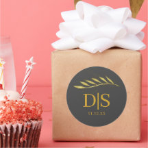 パーソナライズされた金ゴールドカラー結婚式パーティーの装飾のお気に入り