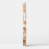 パーソナライズされた金ゴールドガーリーグリッタースパークルスモノグラム Case-Mate iPhoneケース (裏面 / 右)