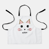 パーソナライズされた金ゴールドグリッター エプロン (正面)