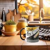 パーソナライズされた金ゴールドテーママグ マグカップ