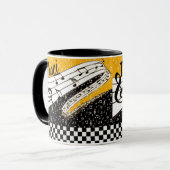 パーソナライズされた金ゴールドテーママグ マグカップ (正面左)