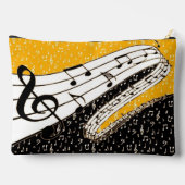 パーソナライズされた金ゴールドテーマ アクセサリーポーチ (裏面)