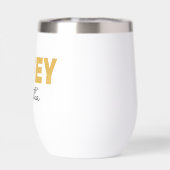 パーソナライズされた金ゴールド名 (背面)