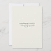 パーソナライズされた金ゴールド炎メリークリスマスフォトカード シーズンカード (裏面)