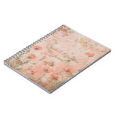 パーソナライズされた金ゴールド色確認仕訳帳 ノートブック (左側)