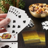 パーソナライズされた金ゴールド設計カード トランプ (インサイチュ)