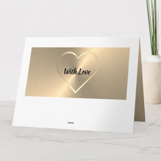 パーソナライズされた金ゴールド50位ゴルフ誕生日カード カード (裏面)