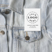 パーソナライズされた長方形ボタン – 文字を追加 缶バッジ (インサイチュ)