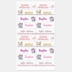 パーソナライズされた防水名ラベル子供へ ラベル