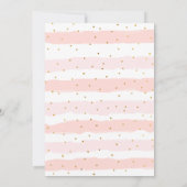 パーソナライズされた雑誌の表紙写真 ブライダルシャワー 招待状 (裏面)