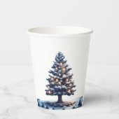 パーソナライズされた雪だるま 紙コップ (裏面)