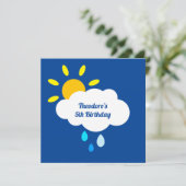 パーソナライズされた雲、雨滴、虹 (スタンド正面)