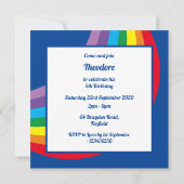 パーソナライズされた雲、雨滴、虹 (裏面)