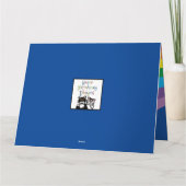 パーソナライズされた雲、雨、太陽の母の日 カード (裏面)