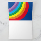 パーソナライズされた雲、雨、太陽の母の日 カード (内部)