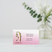 パーソナライズされた霊気マスタ名刺 名刺 (スタンド正面)