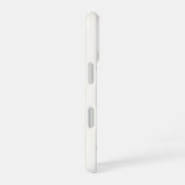 パーソナライズされた青いリボンのコケッティーな名前の美学 iPhone 16ケース (右側面)