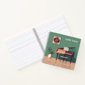 パーソナライズされた音楽ノート ノートブック (内部)