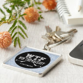 パーソナライズされた顔する キーホルダー (側面)