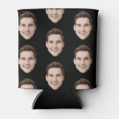 パーソナライズされた顔の誕生日プレゼント バチェラーパーティー 缶クーラー (正面)