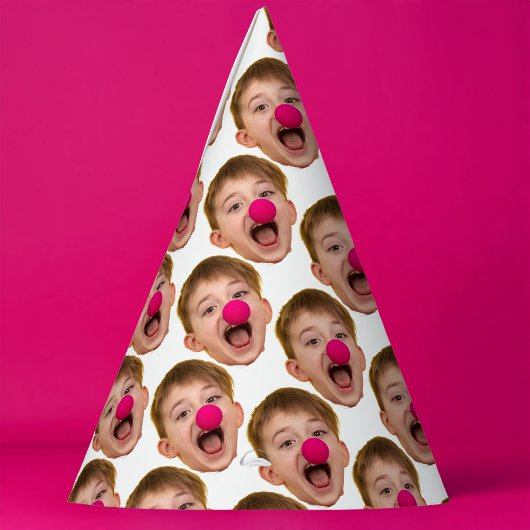 パーソナライズされた顔カット誕生日 パーティーハット