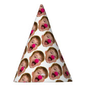 パーソナライズされた顔カット誕生日 パーティーハット (右)