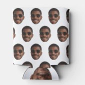 パーソナライズされた顔クーラーボックス結婚、の写真 缶クーラー (裏面)