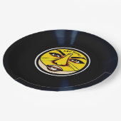 パーソナライズされた顔デザインパーティー紙プレート ペーパープレート (アングル)