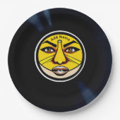 パーソナライズされた顔デザインパーティー紙プレート ペーパープレート (正面)