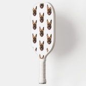 パーソナライズされた顔ペットラバーズカスタマイズドッグ ピックルボールラケット (左)